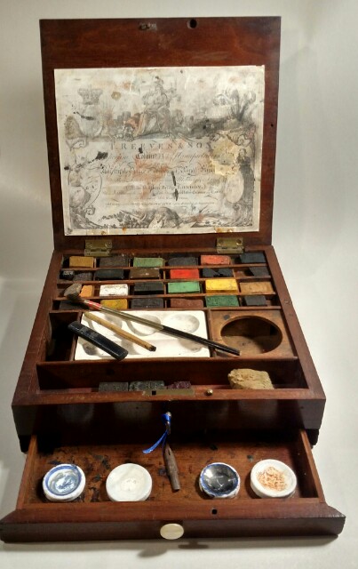 Thomas Reeves & Son Watercolour Watercolor Paint box made from 1784 to 1794